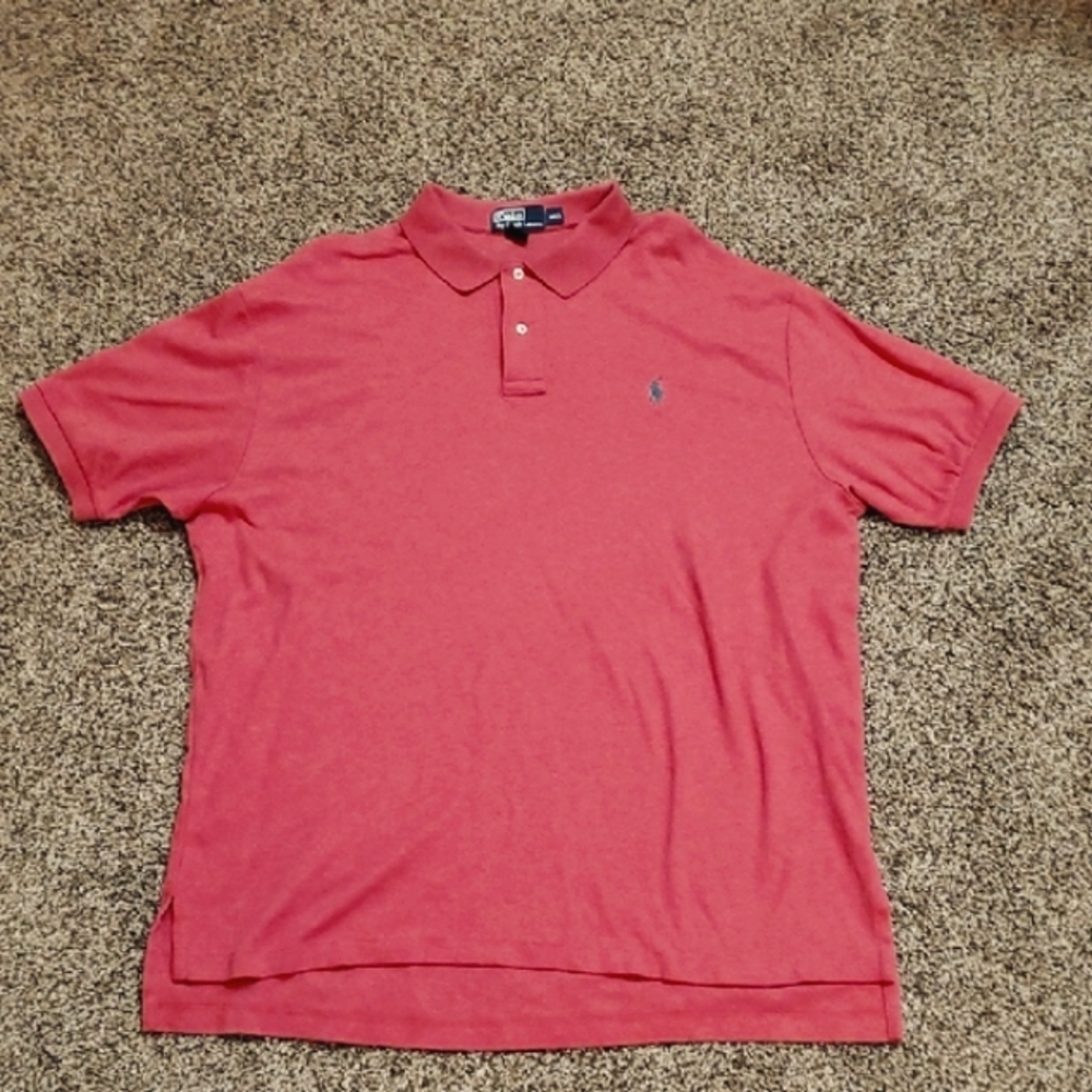 Polo Ralph Lauren Blue Pony Classic Short Sleeve Shirt Men's Size XXL